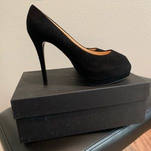 Giuseppe Zanotti - Sharon 80 - sz 38.5 black suede
